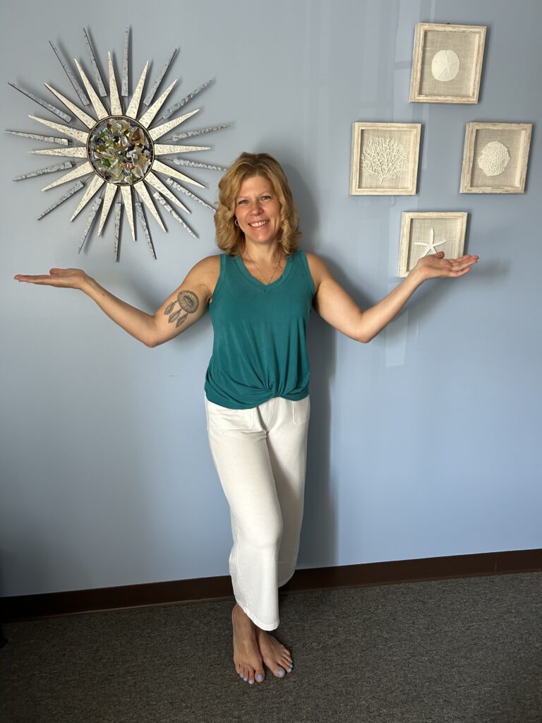 Kathleen Stasis in her element.